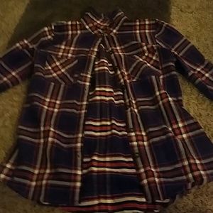 Plaid button up